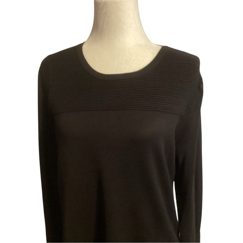 Chicos pullover sweater in black size medium NWOT - Picture 3 of 5